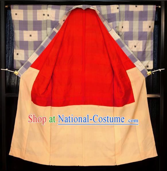 Japanese Traditional Kimono Male Costume Yukata Robe Japan Samurai Haori Apparel Clothing for Men