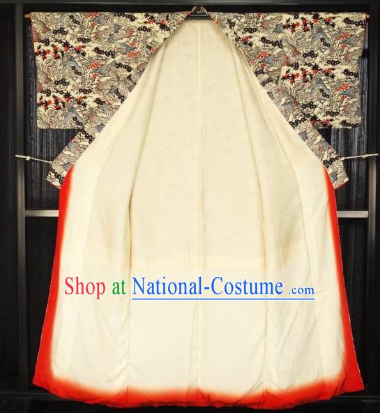 Japanese Traditional Kimono Male Costume Printing Yukata Robe Japan Haori Apparel Clothing for Men