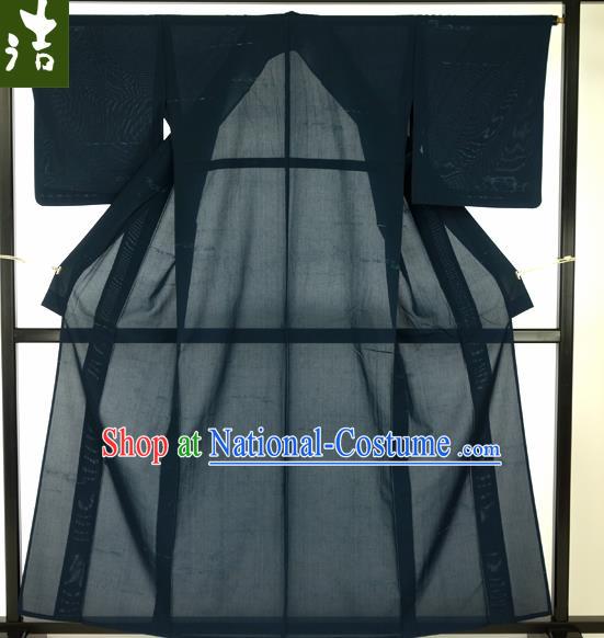 Japanese Traditional Black Gauze Hakama Kimono Japan Haori Apparel Yukata Costume for Men