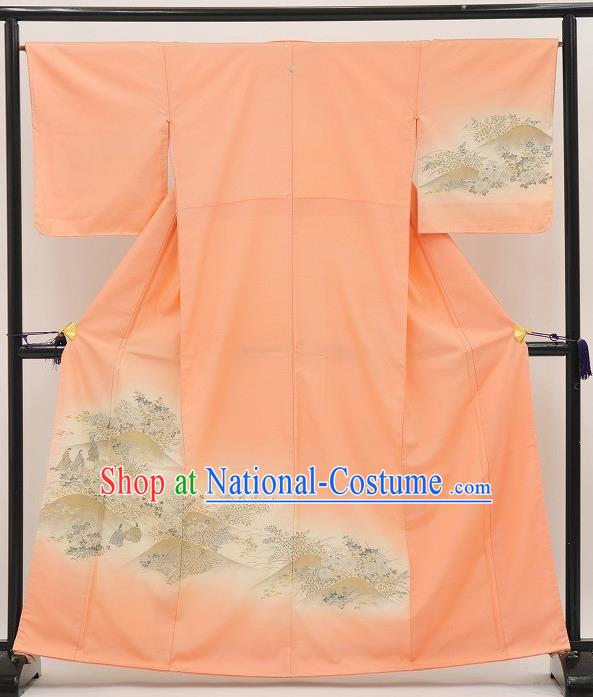 Japan Ancient Furisode Kimonos Traditional Yukata Dress Formal Costume for Women