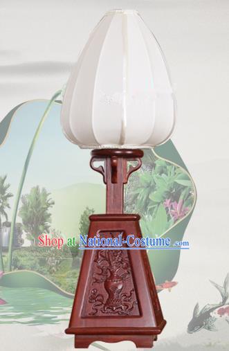 Handmade Traditional Chinese Lantern Desk Lamp White Silk Lanern New Year Lantern