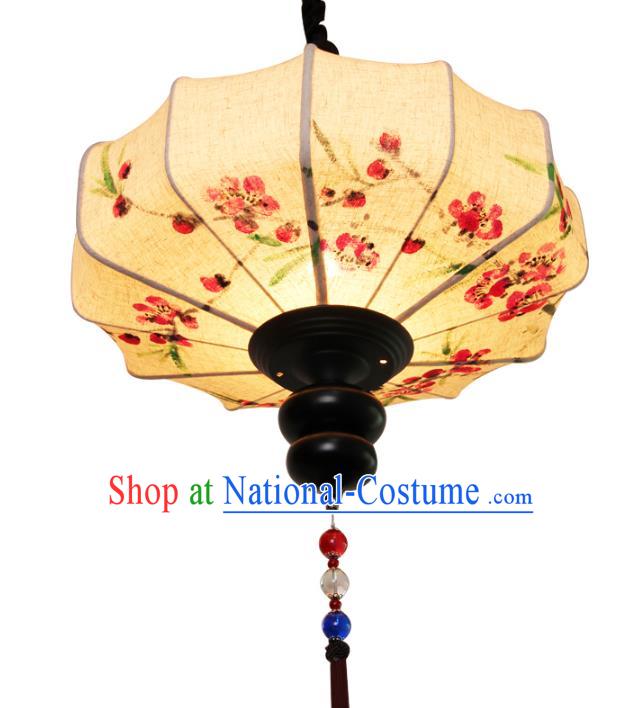 Handmade Traditional Chinese Lantern Ceiling Lanterns Hand Painting Linen Lanern New Year Lantern