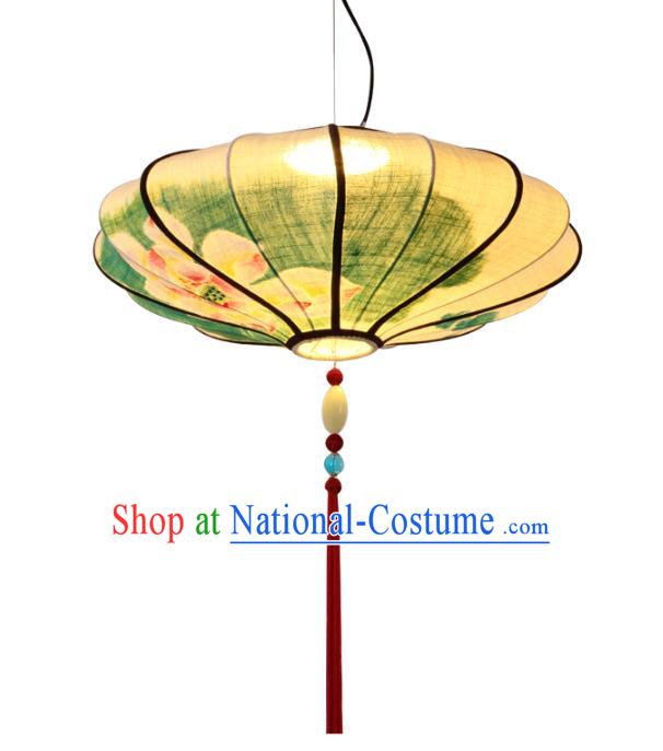 Handmade Traditional Chinese Ancient Palace Lantern Ceiling Lanterns Hanging Lotus Lanern