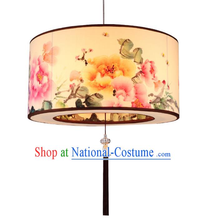 Traditional Chinese Ancient Palace Lantern Sheepskin Ceiling Lanterns Hanging Lanern