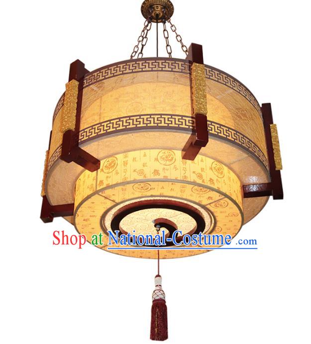 Handmade Traditional Chinese Ancient Palace Lantern Ceiling Lanterns Wood Lanern