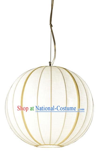 Traditional Chinese Ancient Palace Lantern Ceiling Lamp Round Lanern