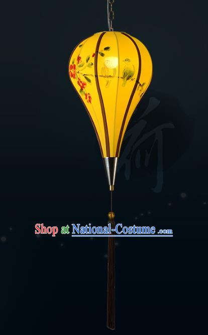 Traditional Chinese Ancient Palace Lantern Ceiling Lamp Hand Painting Lanern