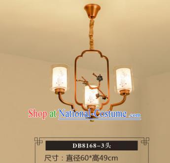 Asian China Traditional Handmade Lantern Plum Branches Ceiling Lamp Ancient Palace Lanern