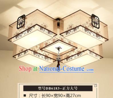 Traditional Chinese Handmade Lantern Classical Printing Ceiling Lamp Ancient Lanern