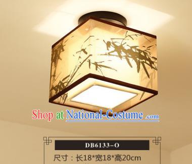 Traditional Chinese Handmade Lantern Classical Printing Bamboo Ceiling Lamp Ancient Lanern