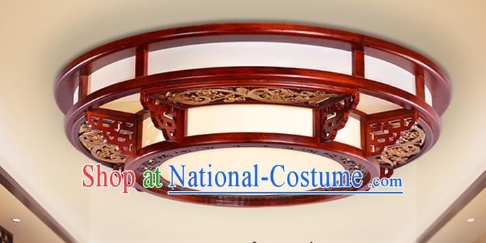 Asian China Traditional Handmade Wood Lantern Ceiling Lamp Ancient Palace Lanern