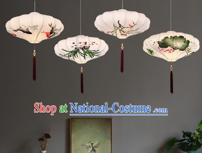 Traditional China Handmade Lantern Ancient Hanging Lanterns Palace Ceiling Lamp