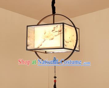 Traditional China Handmade Lantern Ancient Orchid Hanging Lanterns Palace Ceiling Lamp