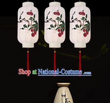 Traditional China Handmade Lantern Ancient Printing Hanging Lanterns Palace Ceiling Lamp