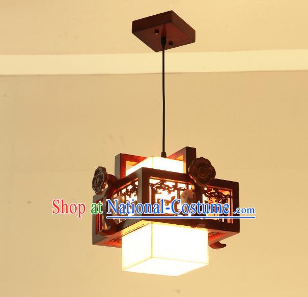 China Traditional Handmade Ancient Wood Hanging Lantern Palace Lanterns Ceiling Lamp