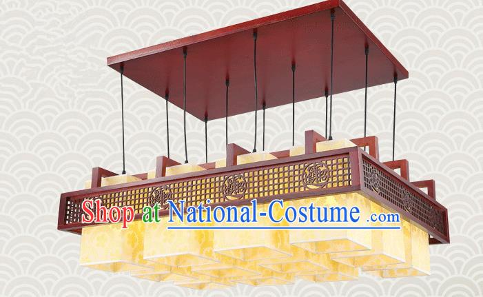 China Traditional Handmade Lantern Ancient Lanterns Palace Twelve-pieces Ceiling Lamp