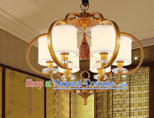 Traditional China Handmade Brass Lantern Ancient Lanterns Palace Ceiling Lamp