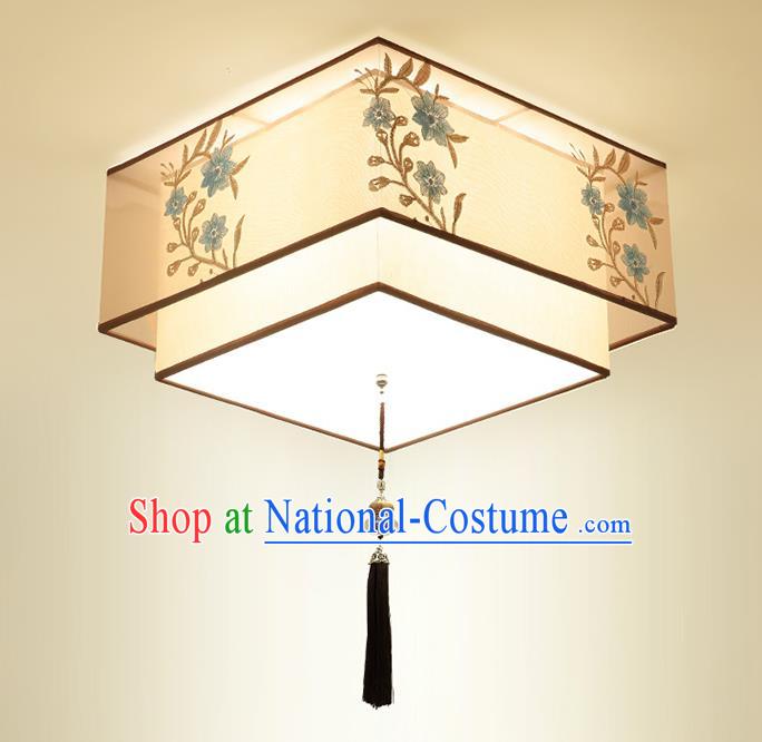 Traditional China Handmade Square Lantern Ancient Lanterns Palace Ceiling Lamp