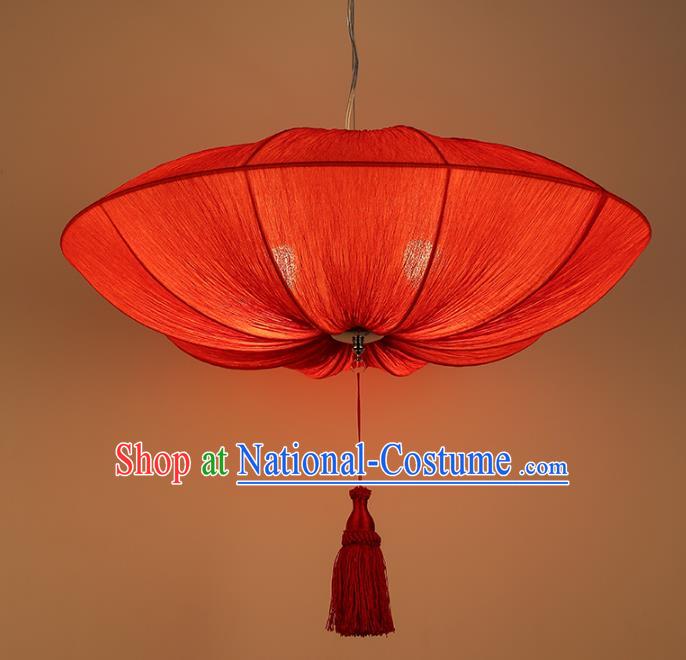 Traditional China Handmade Lantern Ancient New Year Red Hanging Lanterns Palace Ceiling Lamp