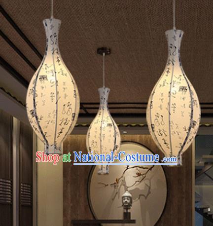 Traditional China Handmade Parchment Lantern Ancient New Year Hanging Lanterns Palace Ceiling Lamp