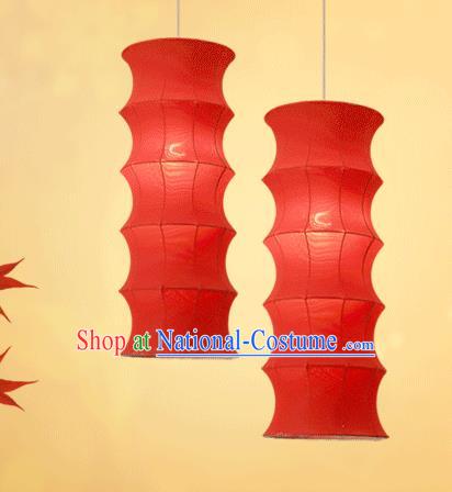 Traditional China Handmade Red Lantern Ancient New Year Hanging Lanterns Palace Ceiling Lamp