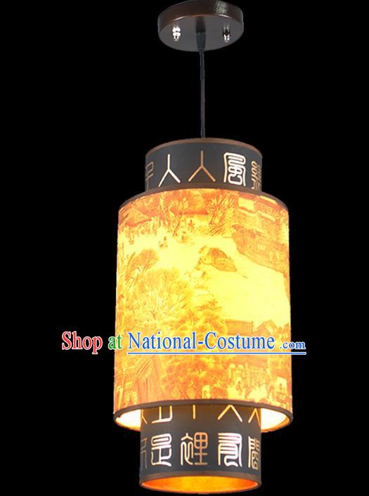 China Handmade Parchment Lantern Traditional Lanterns Palace Hanging Lamp