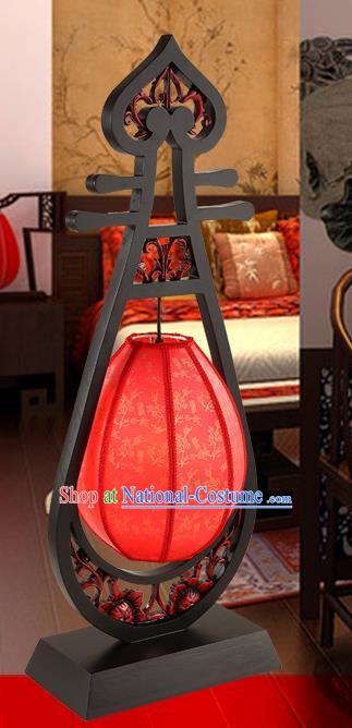 Asian China Desk Lanterns Traditional Chinese Ancient Lamp Red Palace Lantern