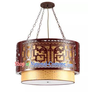 China Handmade Carving Ceiling Lantern Traditional Ancient Hanging Lanterns Palace Lamp