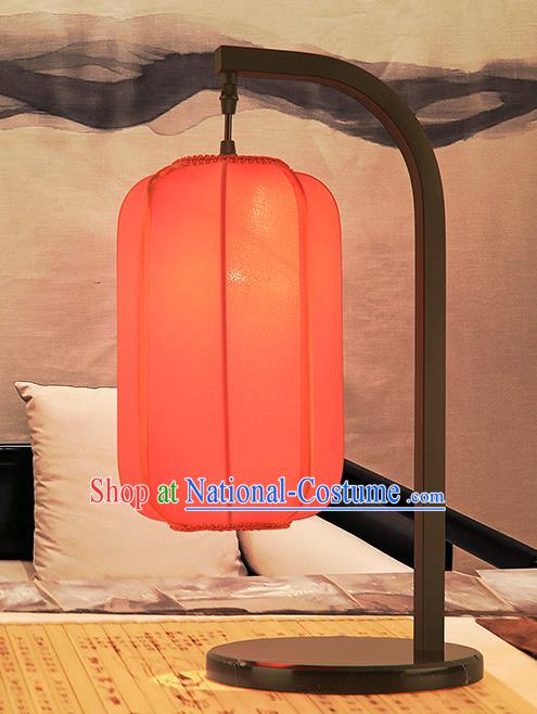 Asian China Style Red Lanterns Traditional Chinese Ancient Desk Lamp Palace Lantern