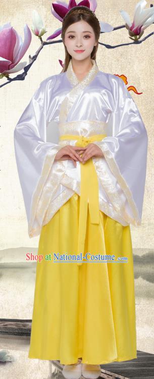 China Han Dynasty Palace Lady Hanfu Dress Theatre Performances Princess Costume for Women