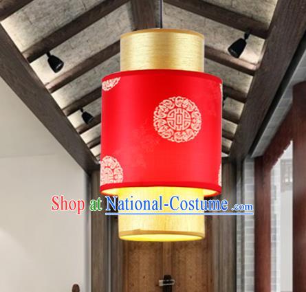 China Ancient Handmade Red Hanging Lantern Traditional Ceiling Lamp Palace Lanterns