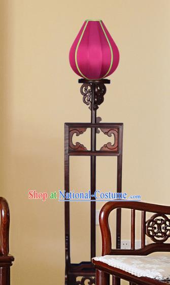 Asian China Handmade Purple Lanterns Traditional Ancient Floor Palace Lantern