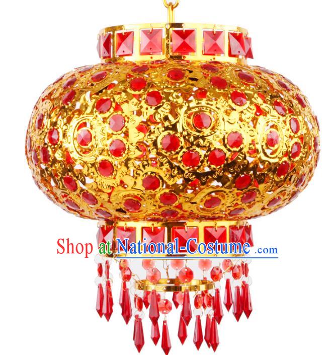 Chinese Handmade Palace Lanterns Traditional New Year Red Hanging Lantern