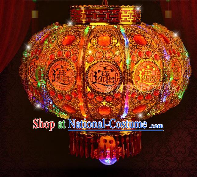 Chinese Handmade Palace Lanterns Traditional New Year Colorful Hanging Lantern