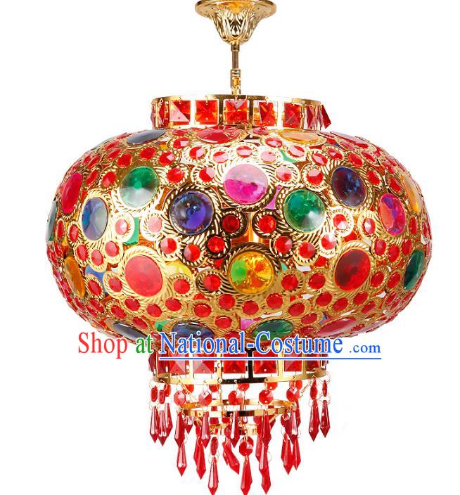 Chinese Ancient Handmade Colorful Palace Lanterns Traditional Hanging Lantern