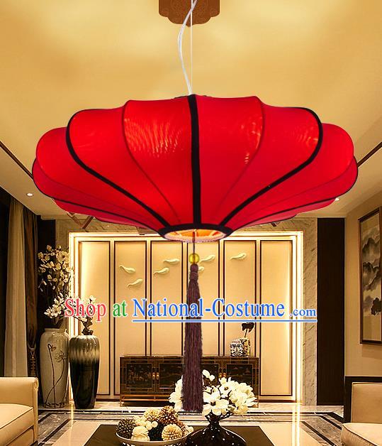 Chinese Classical Handmade Red Palace Lanterns Traditional Hanging Lantern Ancient Ceiling Lamp