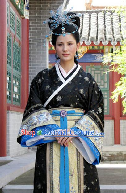 Chinese Ancient Novel Dream of the Red Chamber Young Mistress Wang Xifeng Costume for Women