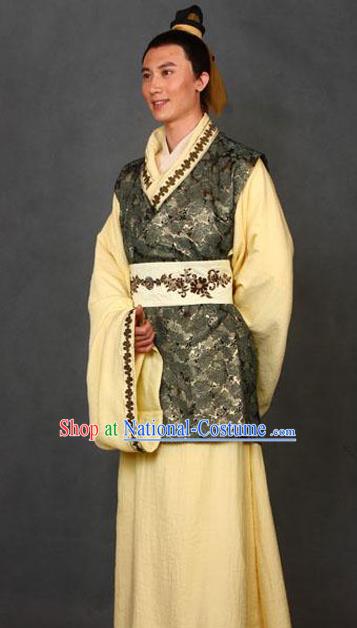 Chinese Ancient Novel A Dream in Red Mansions Nobility Childe Jia Lian Costume for Men