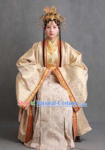 Chinese Ancient Novel Character A Dream in Red Mansions Imperial Consort Jia Yuanchun Costume for Women