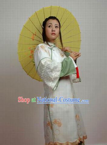 Chinese Ancient Qing Dynasty Manchu Imperial Consort of Shunzhi Kong Sizhen Costume for Women