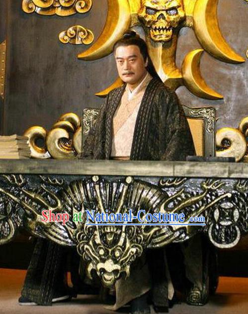 Chinese Ancient Ming Dynasty Pirate Wang Zhi Costume for Men