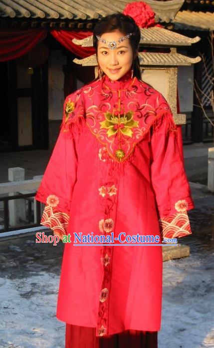 Ancient Chinese Ming Dynasty Princess Replica Costume Palace Lady Wedding Clothing for Women