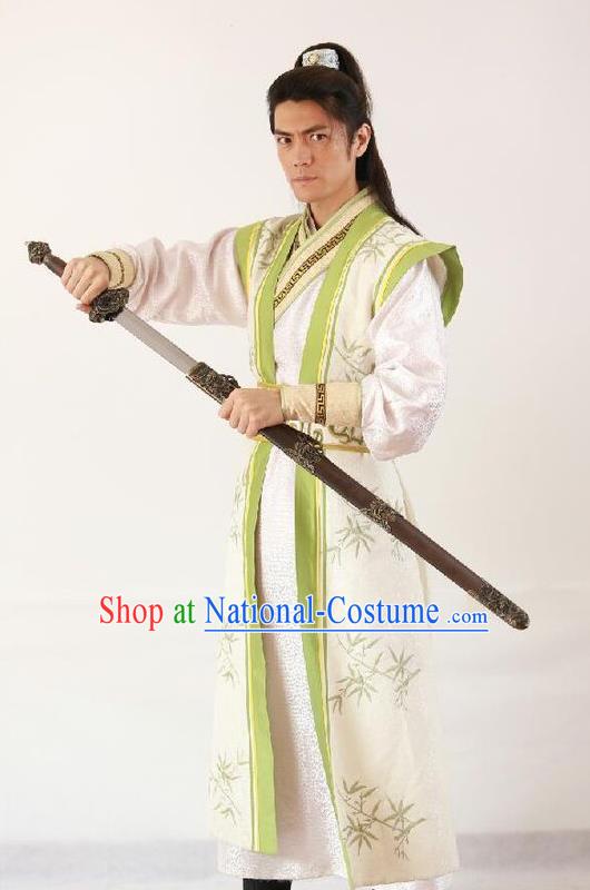 Chinese Ancient Chen Han Regime Marshal Generalissimo Chen Youliang Replica Costume for Men