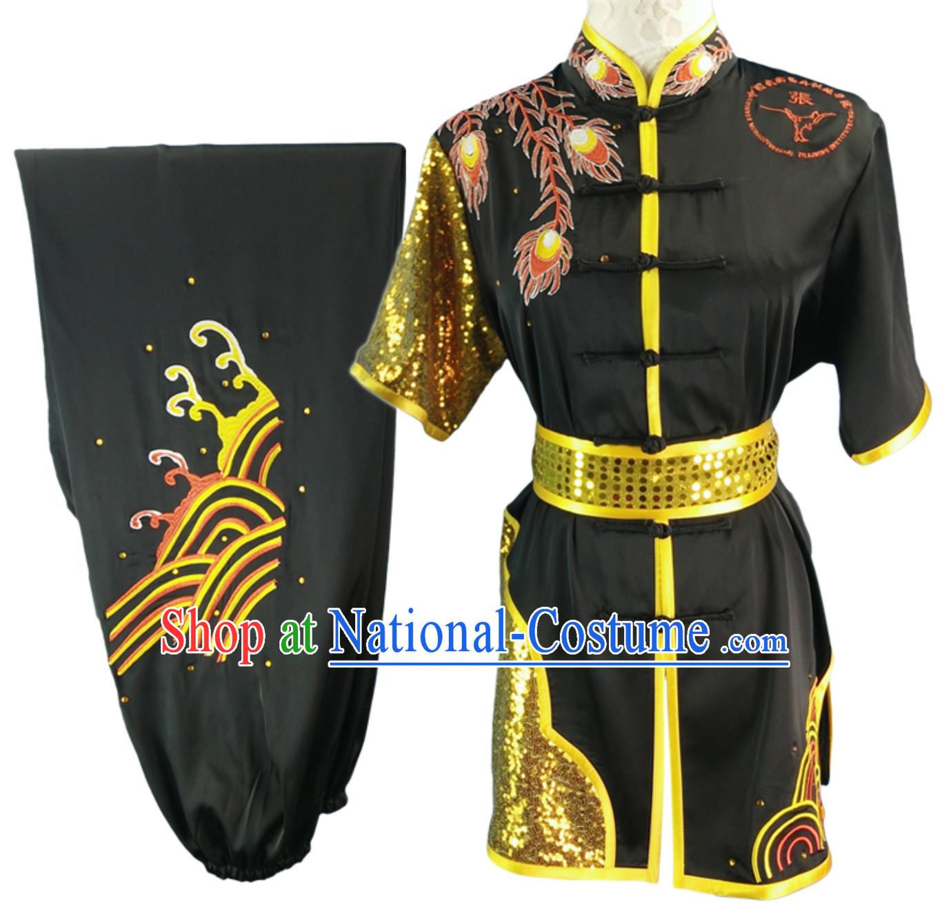 Top Changquan Nanquan Long Fist Southern Fist Phoenix Embroidery Best and the Most Professional Kung Fu Martial Arts Clothing Competition Suits