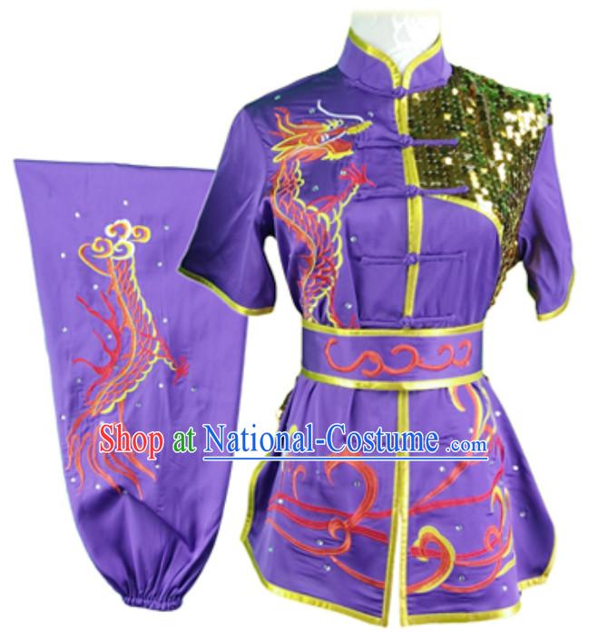 Top Changquan Nanquan Long Fist Southern Fist P Short Sleeves Best and the Most Professional Kung Fu Competition Clothes Contest Suits