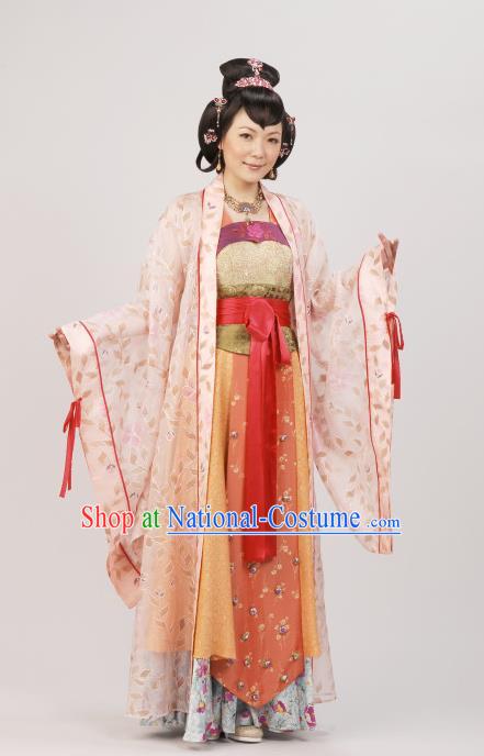 Chinese Ancient Ming Dynasty Princess Consort Qi Embroidered Costume for Women