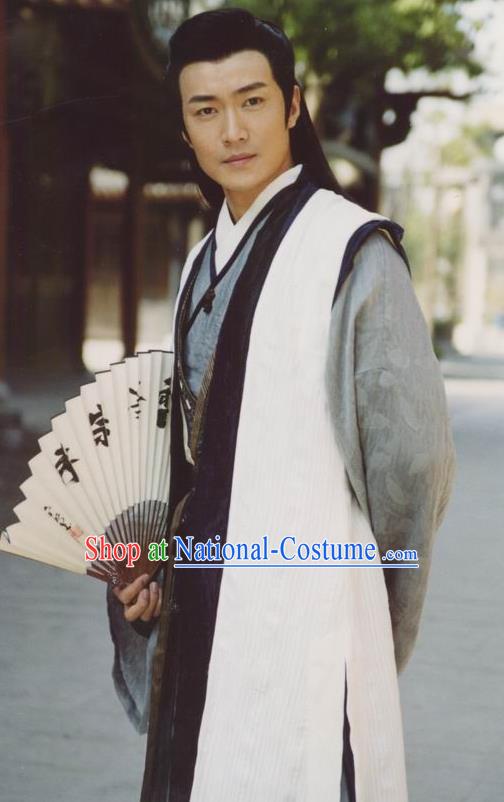 Chinese Ancient Song Dynasty Registrar Gongsun Ce Replica Costume for Men