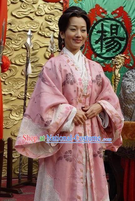 Chinese Ancient Song Dynasty Female General She Saihua Embroidered Dress Replica Costume for Women