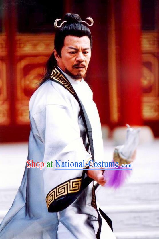 Chinese Ancient Song Dynasty General Yang Ye Replica Costume for Men