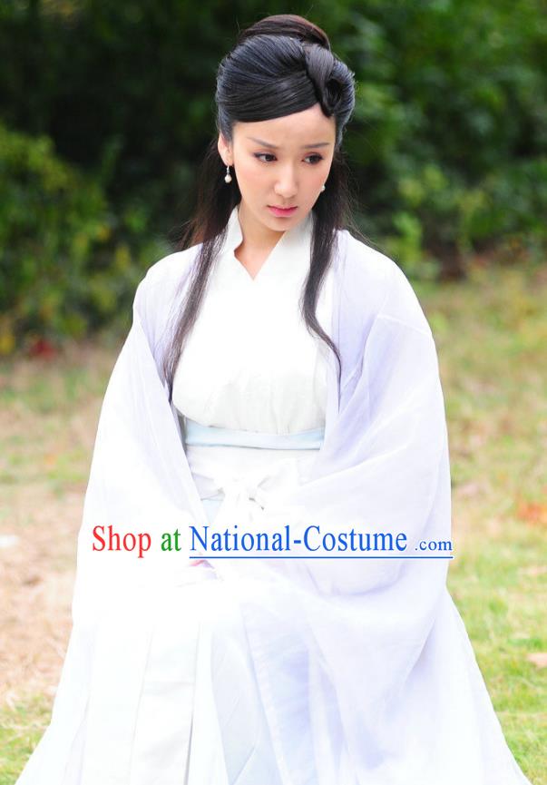 Chinese Ancient Song Dynasty Imperial Concubine Pang of Zhao Zhen Dress Replica Costume for Women